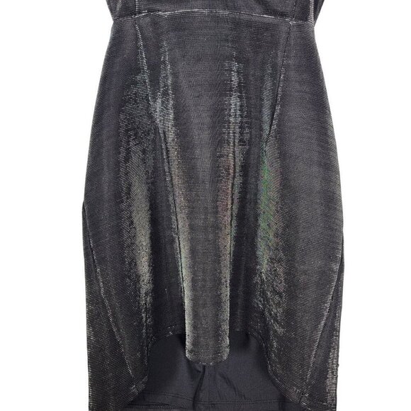 NBD | Revolve Charlie Gunmetal All Over Shimmer Cutout Mini Dress Size S - Picture 6 of 11